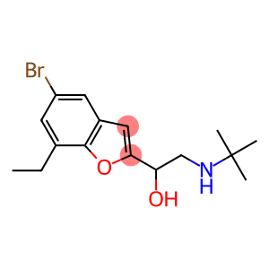5-bromo-alpha-[[tert-butylamino]methyl]-7-ethylbenzofuran-2-methanol