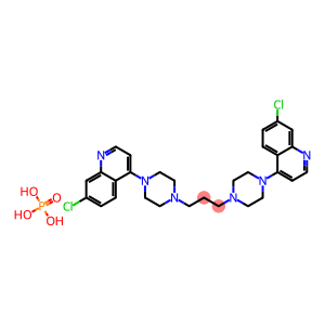 1,3-双[4-(7-氯-喹啉-4-基)哌嗪-1-基]丙烷磷酸盐