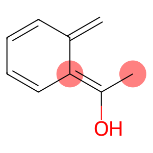 Ethanol, 1-(6-methylene-2,4-cyclohexadien-1-ylidene)-, (1E)-