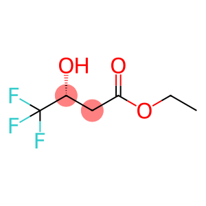 Butanoic acid, 4,4,4-trifluoro-3-hydroxy-, ethyl ester, (3R)-