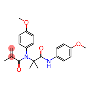 2-Propenamide,N-(4-methoxyphenyl)-N-[2-[(4-methoxyphenyl)amino]-1,1-dimethyl-2-oxoethyl]-2-methyl-(9CI)