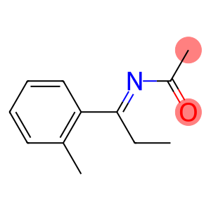 Acetamide,  N-(-alpha--ethyl-o-methylbenzylidene)-  (5CI)
