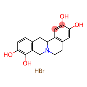 5,8,13,13a-tetrahydro-,6H-Dibenzo[a,g]quinolizine-2,3,9,10-tetrol,hydrobroMide(1:1)