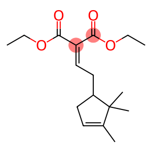 Propanedioic acid, 2-[2-(2,2,3-trimethyl-3-cyclopenten-1-yl)ethylidene]-, 1,3-diethyl ester