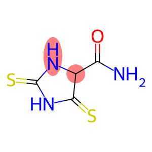 4-Imidazolidinecarboxamide,  2,5-dithioxo-