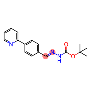Hydrazinecarboxylic acid, 2-[[4-(2-pyridinyl)phenyl]methylene]-, 1,1-dimethylethyl ester, (2E)-