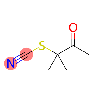 Thiocyanic acid, 1,1-dimethyl-2-oxopropyl ester (9CI)