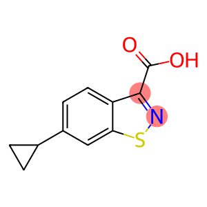 6-环丙基苯并[D]异噻唑-3-羧酸