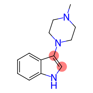 1H-Indole, 3-(4-Methyl-1-piperazinyl)-