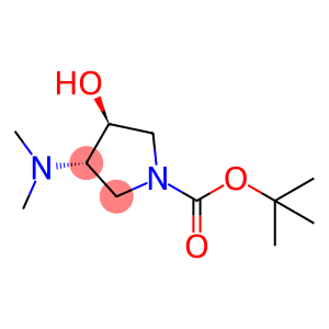 1-Pyrrolidinecarboxylic acid, 3-(dimethylamino)-4-hydroxy-, 1,1-dimethylethyl ester, (3S,4S)-