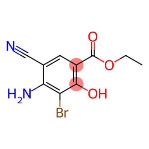 ETHYL 4-AMINO-3-BROMO-5-CYANO-2-HYDROXYBENZOATE