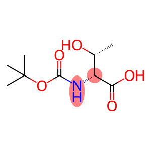 D-Allothreonine, N-[(1,1-dimethylethoxy)carbonyl]- (9CI)