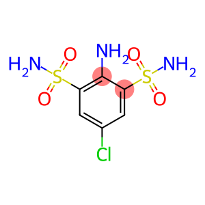 1,3-Benzenedisulfonamide, 2-amino-5-chloro-