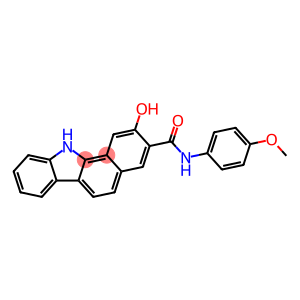 2-Hydroxy-11-H-benzo-2-Carbazole-3-Carbonyl-P-Anisidine
