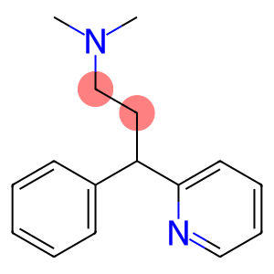 N,N-二甲基-3-苯基-3-(2-吡啶基)丙胺