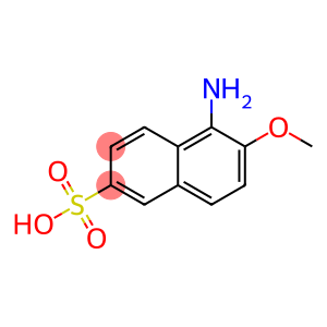 5-Amino-6-methoxy-2-naphthalenesulfonic acid