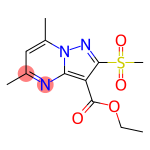 Ethyl 5,7-dimethyl-2-(methylsulfonyl)pyrazolo[1,5-a]pyrimidine-3-carboxylate