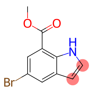 甲基 5-溴-1H-吲哚-7-甲酸基酯