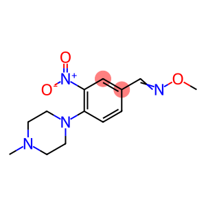 4-(4-methylpiperazino)-3-nitrobenzenecarbaldehyde O-methyloxime