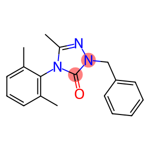 3H-1,2,4-Triazol-3-one, 4-(2,6-dimethylphenyl)-2,4-dihydro-5-methyl-2-(phenylmethyl)-
