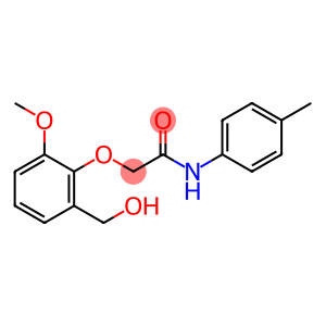 ACETAMIDE, 2-[2-(HYDROXYMETHYL)-6-METHOXYPHENOXY]-N-(4-METHYLPHENYL)-