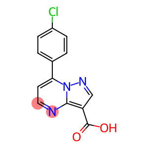 Pyrazolo[1,5-a]pyrimidine-3-carboxylic acid, 7-(4-chlorophenyl)-
