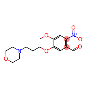 Benzaldehyde, 4-methoxy-5-[3-(4-morpholinyl)propoxy]-2-nitro-