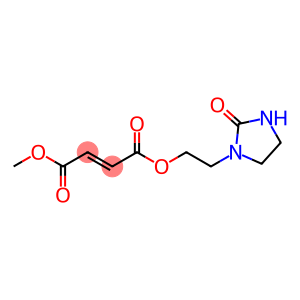 2-Butenedioic acid (2E)-, methyl 2-(2-oxo-1-imidazolidinyl)ethyl ester (9CI)
