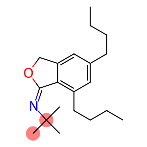 2-Propanamine,  N-(5,7-dibutyl-1(3H)-isobenzofuranylidene)-2-methyl-