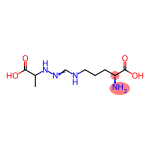 L-Ornithine, N5-[[(1-carboxyethyl)amino]iminomethyl]-
