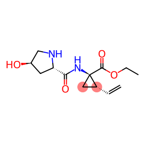 (1R,2S)-1-[(2S,4R)-(4-hydroxy-pyrrolidine-2-carbonyl)-amino]-2-vinyl-cyclopropanecarboxylic acid ethyl ester