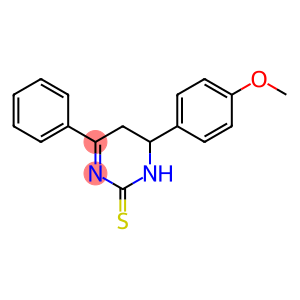 6-(4-甲氧基-苯基)-4-苯基-5,6-二氢-1H-嘧啶-2-硫酮