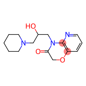10-[2-hydroxy-3-(1-piperidyl)propyl]-7-oxa-2,10-diazabicyclo[4.4.0]dec a-2,4,11-trien-9-one