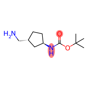 tert-butyl N-[trans-3-(aminomethyl)cyclopentyl]carbamate