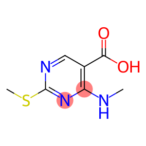 4-(Methylamino)-2-(methylthio)-5-pyrimidinecarboxylic acid