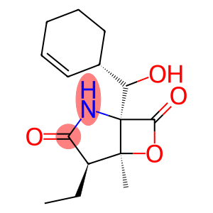 6-Oxa-2-azabicyclo[3.2.0]heptane-3,7-dione, 1-[(S)-(1S)-2-cyclohexen-1-ylhydroxymethyl]-4-ethyl-5-methyl-, (1R,4R,5S)-