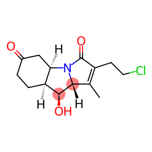 3H-Pyrrolo[1,2-a]indole-3,6(5H)-dione, 2-(2-chloroethyl)-4a,7,8,8a,9,9a-hexahydro-9-hydroxy-1-methyl-, (4aR,8aS,9S,9aR)-