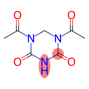 1,3,5-triazine-2,4(1H,3H)-dione, 1,5-diacetyldihydro-