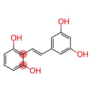 2-[2-(3,5-dihydroxyphenyl)ethenyl]benzene-1,3-diol
