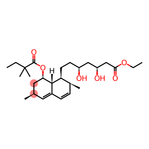 1-Naphthaleneheptanoic acid, 8-(2,2-dimethyl-1-oxobutoxy)-1,2,6,7,8,8a-hexahydro-β,δ-dihydroxy-2,6-dimethyl-, ethyl ester, (βR,δR,1S,2S,6R,8S,8aR)-
