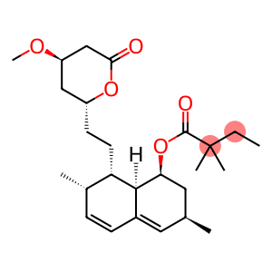 2,2-DiMethyl-butanoic Acid (1S,3R,7S,8S,8aR)-1,2,3,7,8,8a-Hexahydro-3,7-diMethyl-8-[2-[(2R,4R)-tetrahydro-4-Methoxy-6-oxo-2H-pyran-2-yl]ethyl]-1-naphthalenyl Ester