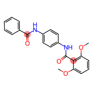 N-[4-(benzoylamino)phenyl]-2,6-dimethoxybenzamide
