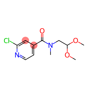 4-Pyridinecarboxamide, 2-chloro-N-(2,2-dimethoxyethyl)-N-methyl-