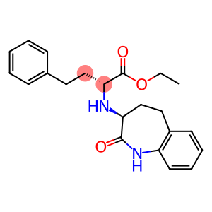 ethyl (2R)-2-[[(3S)-2-oxo-1,3,4,5-tetrahydro-1-benzazepin-3-yl]amino]-4-phenylbutanoate