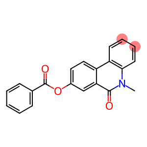 6(5H)-Phenanthridinone,  8-(benzoyloxy)-5-methyl-