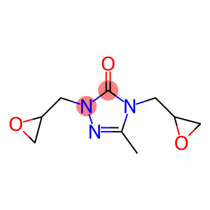 3H-1,2,4-Triazol-3-one, 2,4-dihydro-5-methyl-2,4-bis(2-oxiranylmethyl)-