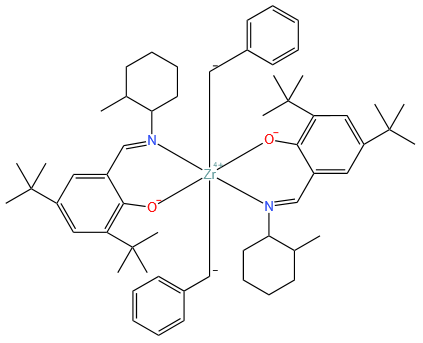 1,2-双-(3,5-二-叔丁基亚苯基)(1-(N-(2-甲基环己基)-亚胺基)甲基)(2-氧基)二苄基锆