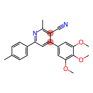 2-METHYL-6-(4-METHYLPHENYL)-4-(3,4,5-TRIMETHOXYPHENYL)NICOTINONITRILE
