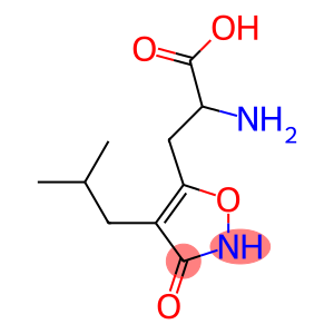 5-Isoxazolepropanoic  acid,  -alpha--amino-2,3-dihydro-4-(2-methylpropyl)-3-oxo-