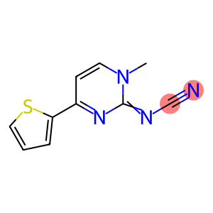 {[(2Z)-1-methyl-4-(thiophen-2-yl)-1,2-dihydropyrimidin-2-ylidene]amino}formonitrile